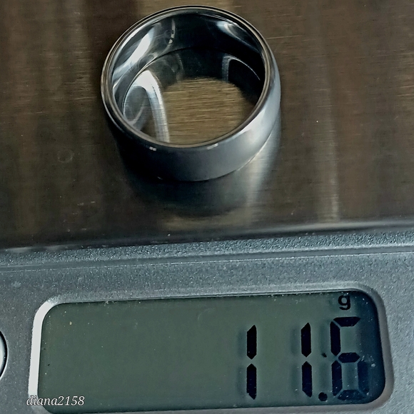 Shane & Co Titanium (8mm) Men Ring Size 8 - Picture 7 of 7